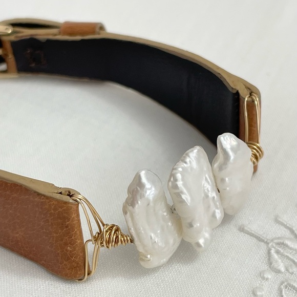 Biwa pearl bracelet - Picture 2 of 6